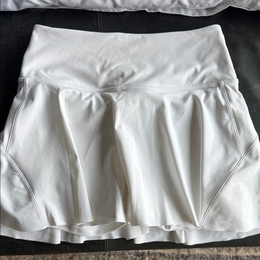 Athleta White Athletic Mini Skort- like new !